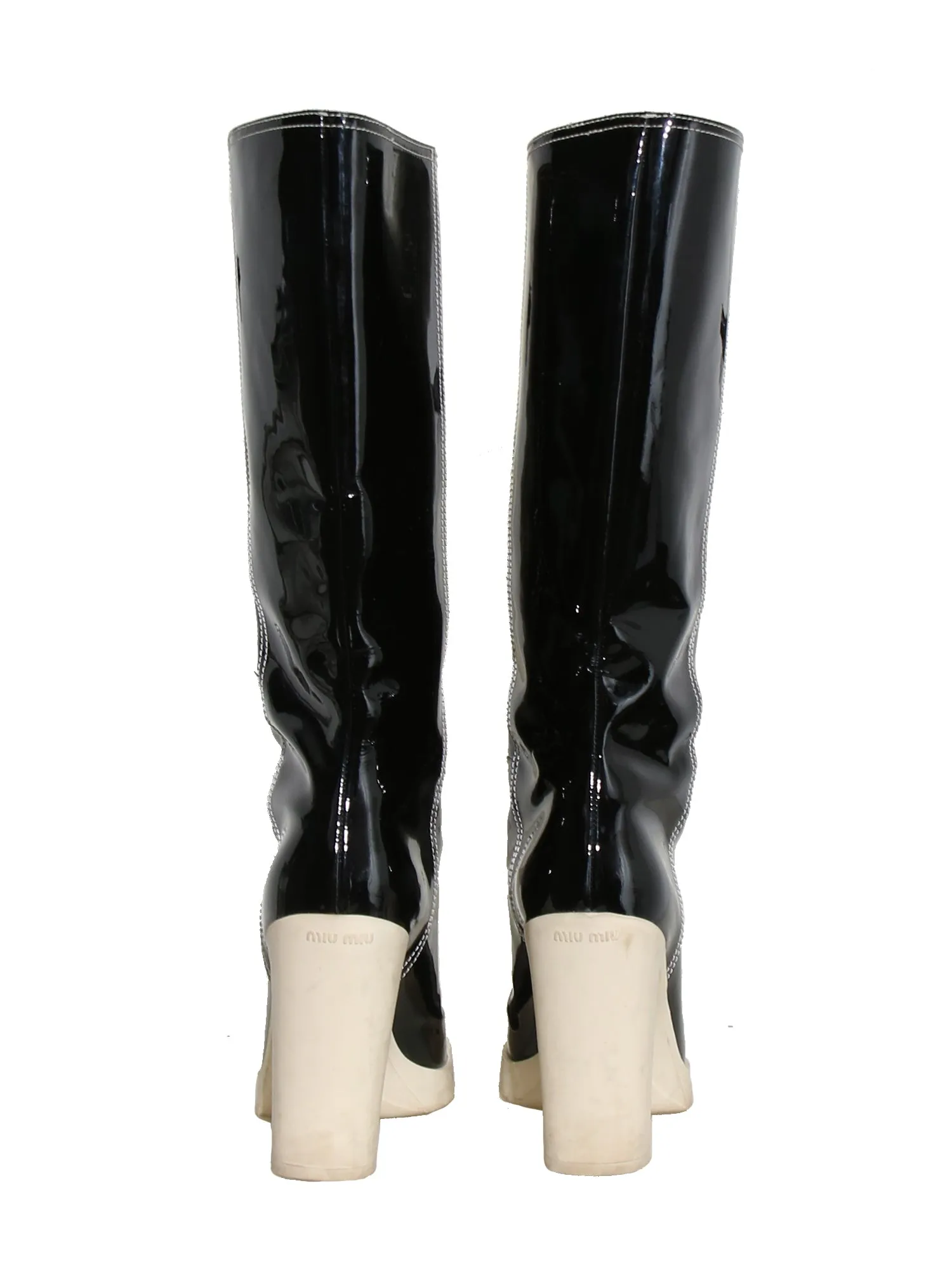 Patent Leather Boots