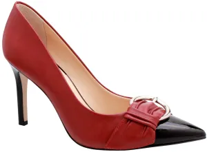 Scarpin Firenze Red and Black - Stephanie