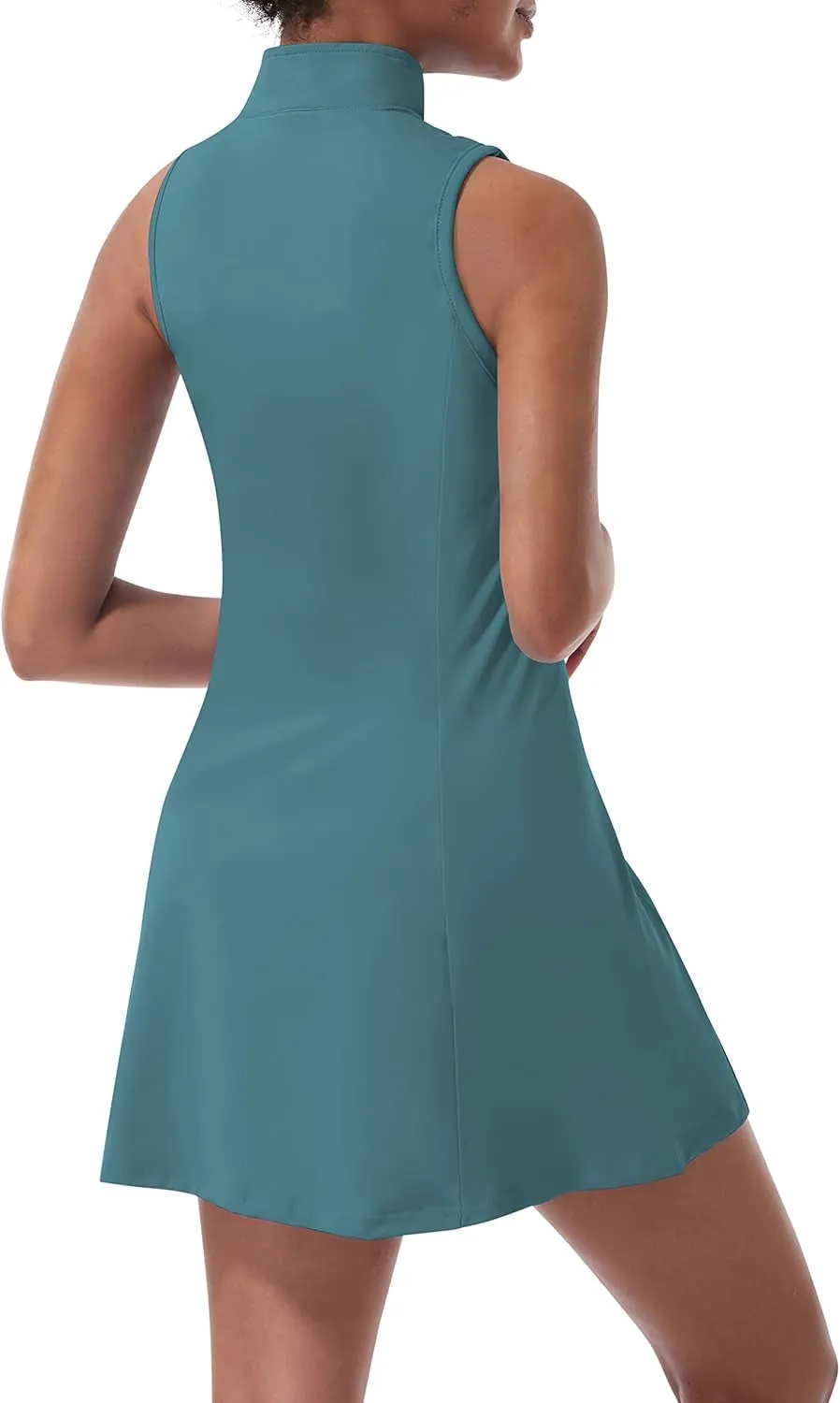 Tennis Dress for Women, Tennis Golf Dresses with Built in Shorts and Pockets for Sleeveless Workout Athletic Dresses