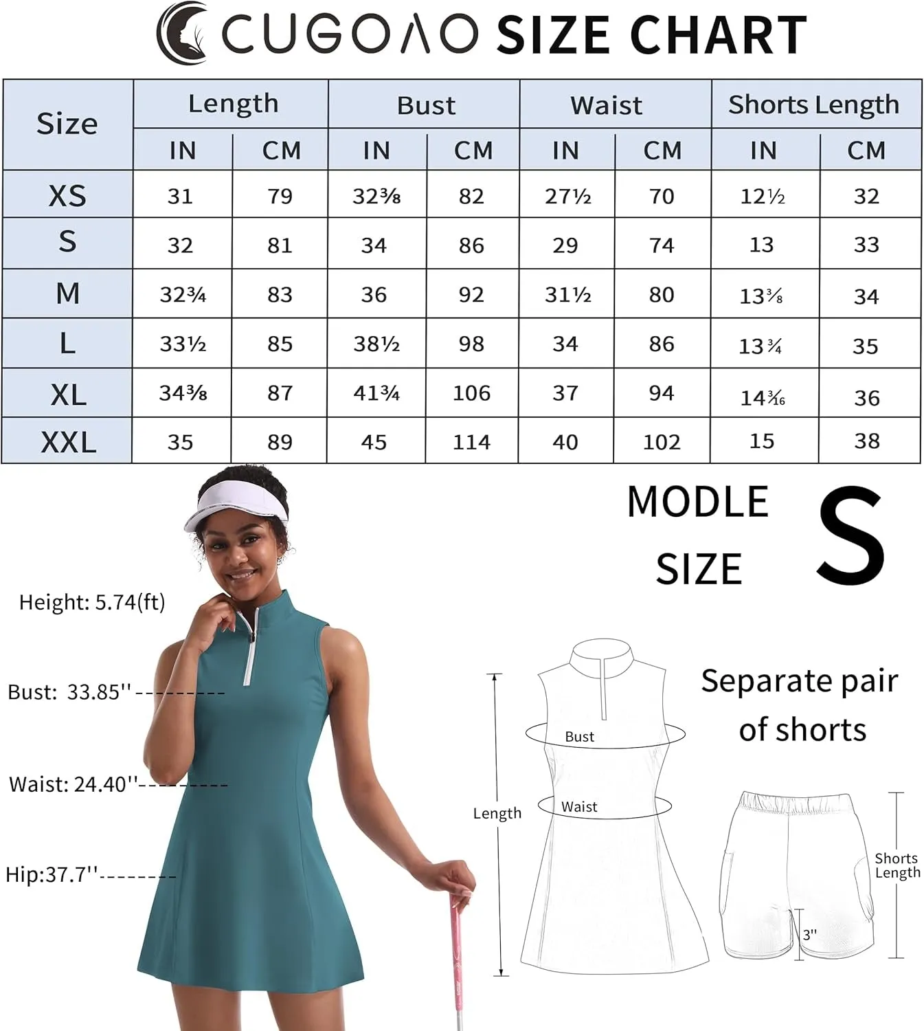 Tennis Dress for Women, Tennis Golf Dresses with Built in Shorts and Pockets for Sleeveless Workout Athletic Dresses