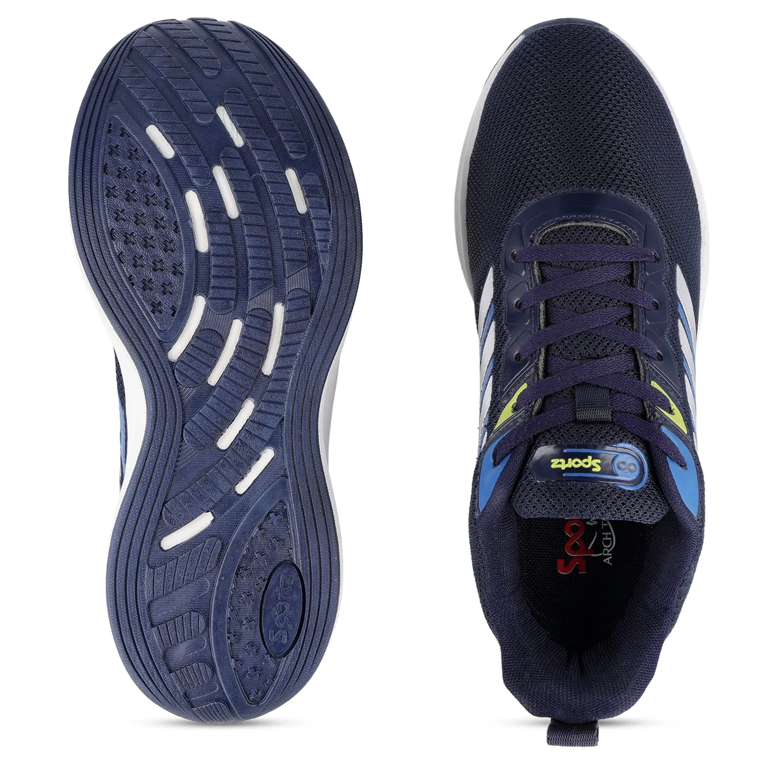 URBAN KING Men's Lace-up Sports Shoe - WS9593 Navy Blue
