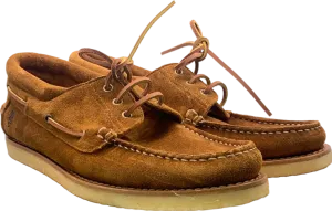 Velasca Milano x Alfa Romeo Tan Suede Boat Shoes  UK 9.5/10